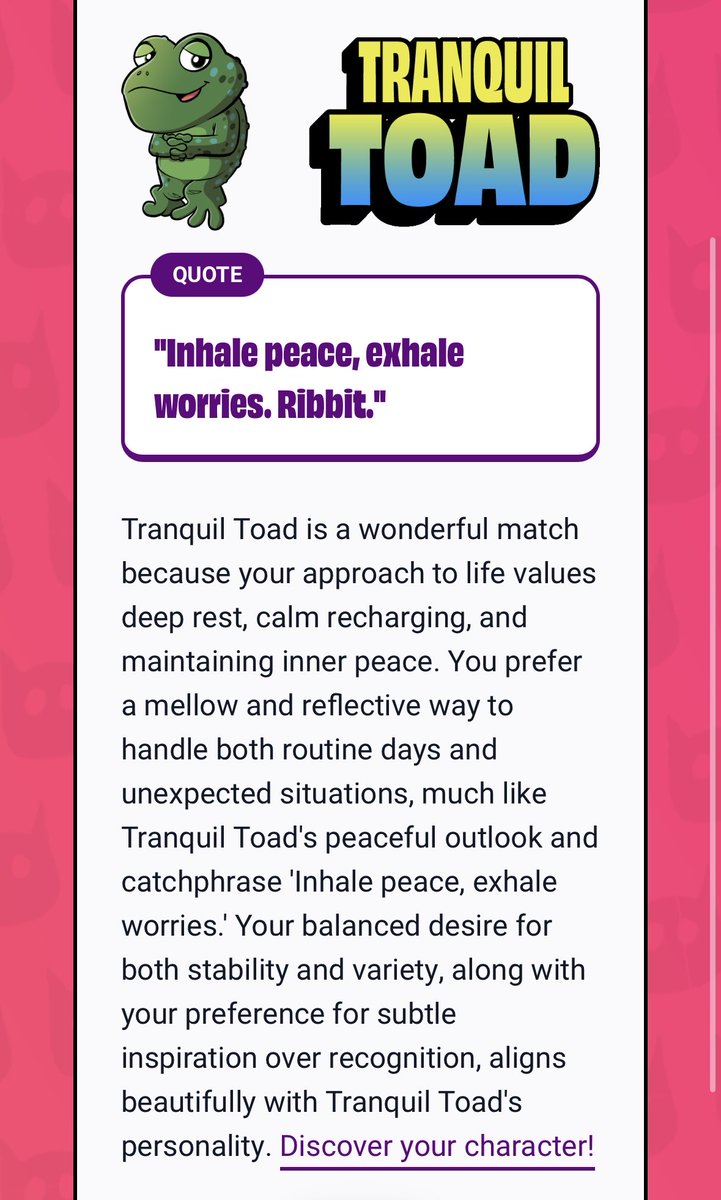 B0und2me's tweet photo. @garyvee 0x7d62edd74d49b7aa53c400c36ca5a570f8659840

Nothing beats the tranquil toad https://t.co/TCpHerhOIF