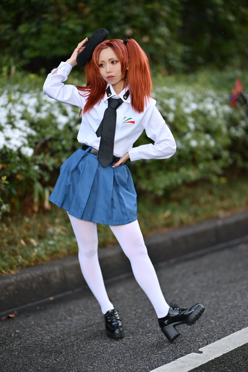 ガールズ＆パンツァー
大洗女子学園　生徒会長
角谷　杏

#WF2026Wコスプレ 
📸　＠gokujousuteado 様