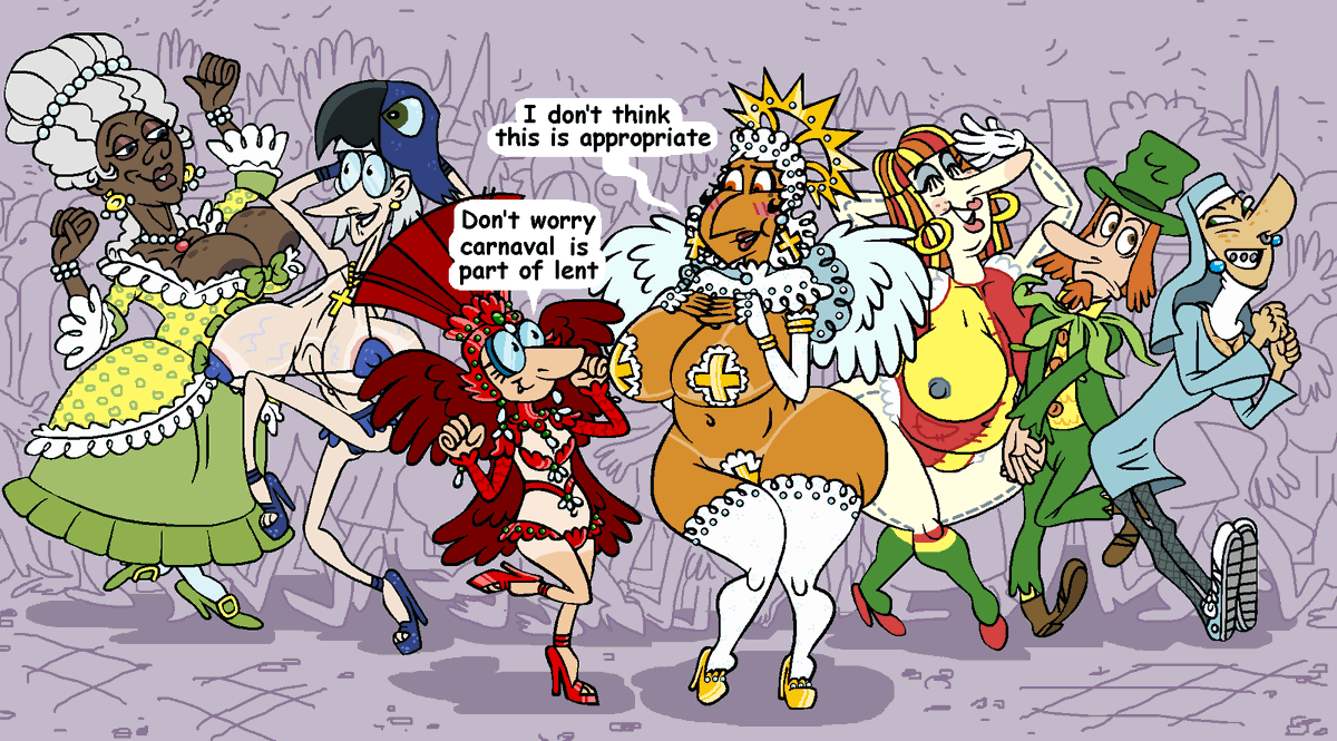 Did you know that it's still Carnaval in Brazil ?
Sister Jacqueline and Sister Dulcissima went out to celebrate it 🎉🎊