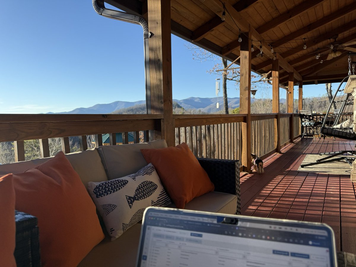 Had wonderful weather today and got work from the deck this afternoon.