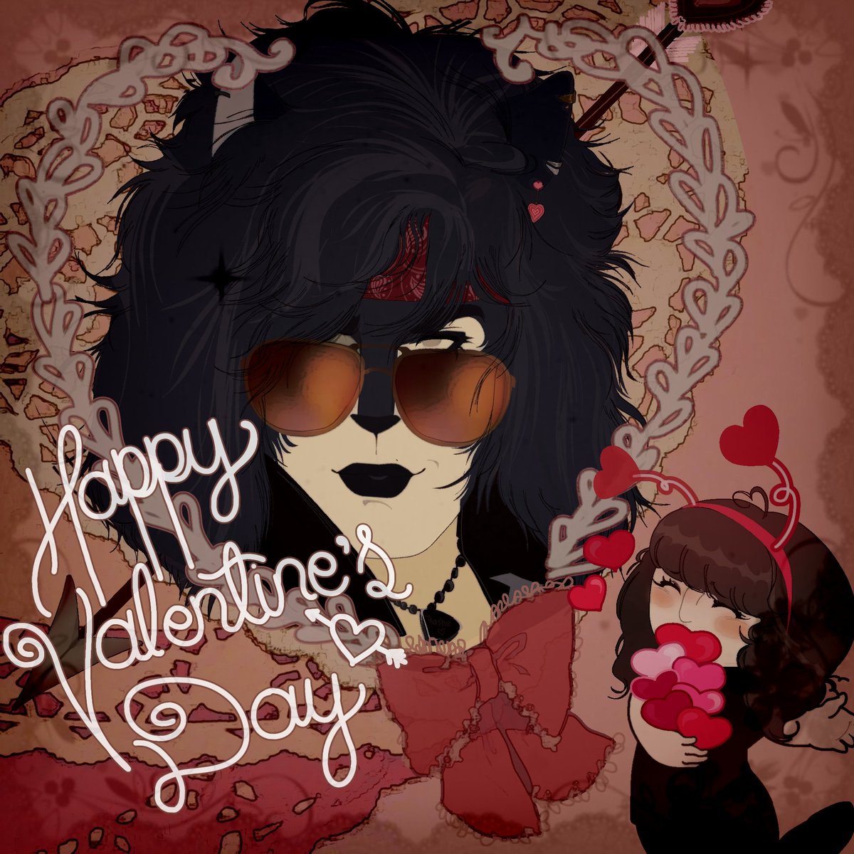 Another lovely fanart of Wayne I made on Valentine's day, happy super belated Valentine's Day
#piggybranchedrealities