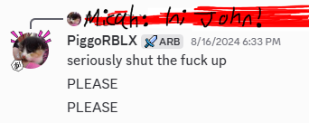 MicahDeezNuts's tweet photo. he was rlly mean once :[ https://t.co/r7LsA6c677