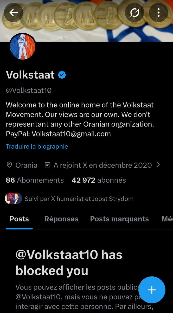 Me faire bloqué par des sacs à merde trop fière.