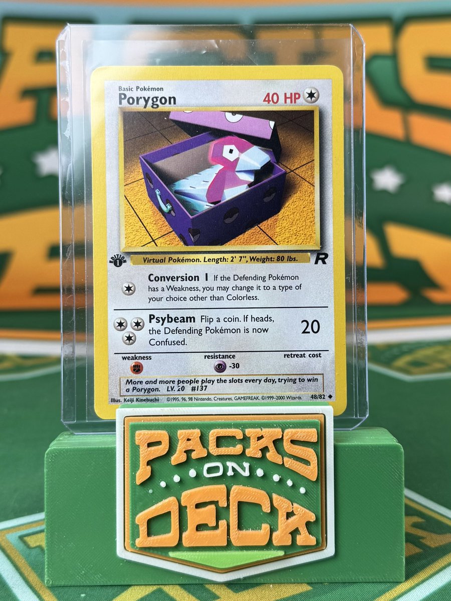 mankey_master's tweet image. 🚨GIVEAWAY🚨

1st Edition Rockets Porygon

👀 How to Enter 👀

✅ Like/Retweet

✅ Must be following here &amp;amp; @TBev13 

✅ Tag friends in the comments  

Giveaway ends on 2/20/2026