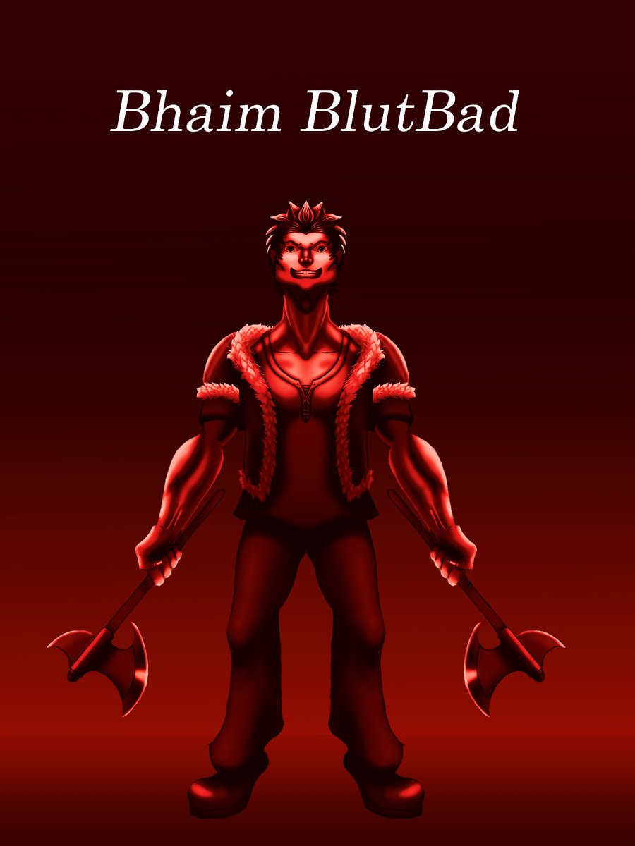 My OC, Bhaim, the bloodbath. (Yes, he's actually a hero).