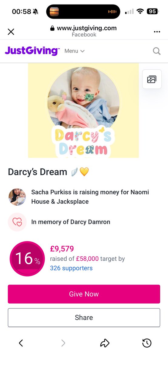 Please like share donate where you can to this gorgeous cause ❤️‍🩹💕✨ 

justgiving.com/page/sacha-pur…