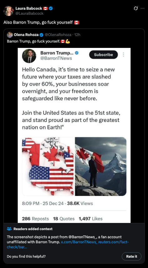 <a href="/LauraBabcock/">Laura Babcock 🇨🇦</a> Holy fuck this narrative yet again... How did the Conservatives blow a 20-point lead when... Their numbers never change.  The NDP collapsed and their voters decided to be dumber and voted Liberal. top global economist haha!  Also, A meme account and you lunaticed out over it lol