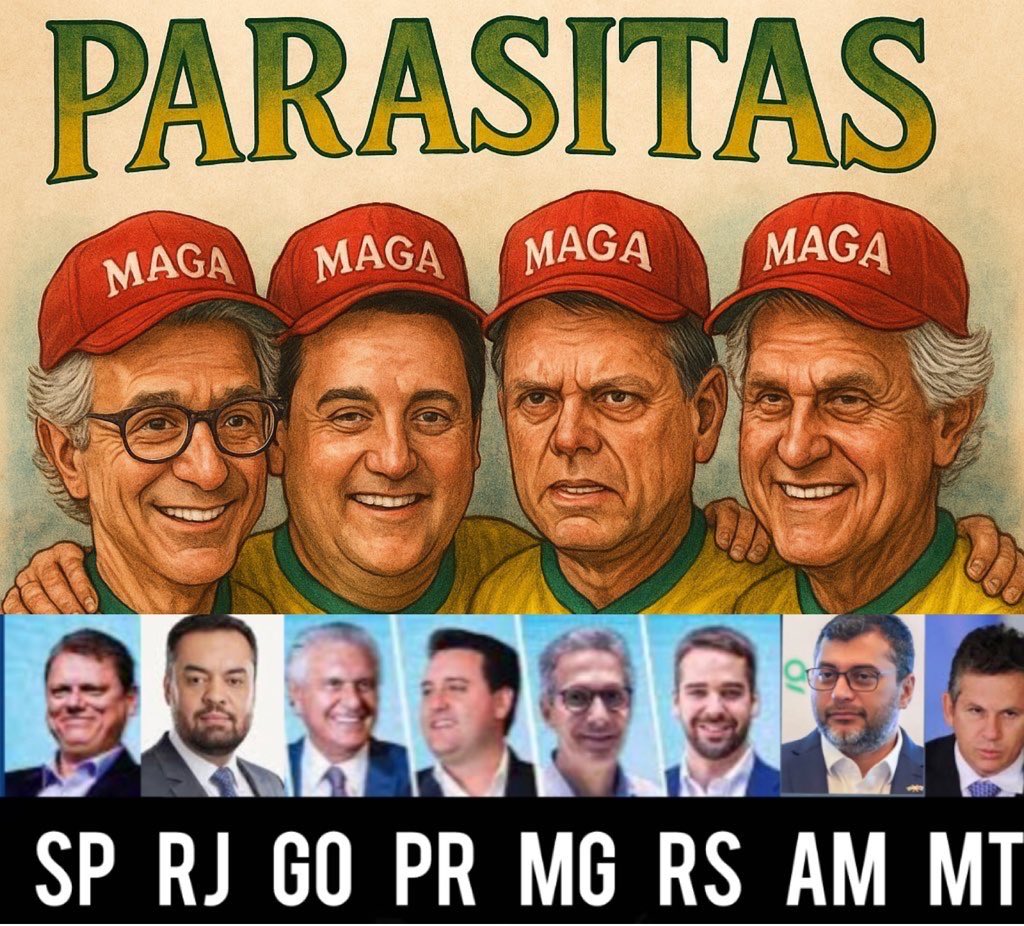 O Brasil não pode cair nas mãos desses parasitas apoiadores do presidiário, que quase destruiu o país.
