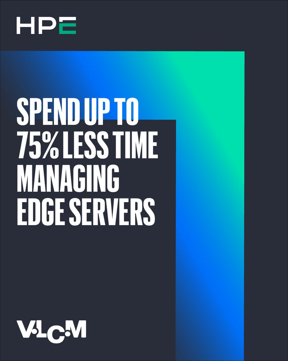 vlcmtech's tweet photo. Struggling with remote server management? 📡 HPE Compute Ops Management simplifies monitoring, updates &amp; security for #HPEProLiant servers via a cloud-based console. Forrester study shows major IT efficiency &amp; downtime reduction. 🚀 #ITManagement https://t.co/zwcq5Kh6Ip https://t.co/PEErVTvqgw