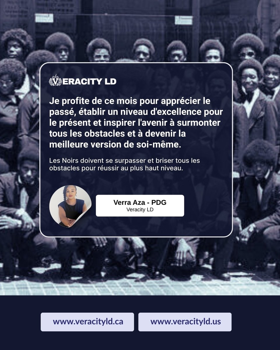 veracityld's tweet image. This Black History Month, we honor the past and focus on building a stronger future.

At Veracity LD, we believe legacy is built through intentional choices and resilience.

Visit veracityld.us or veracityld.ca
#BlackHistoryMonth #VeracityLD #Legacy