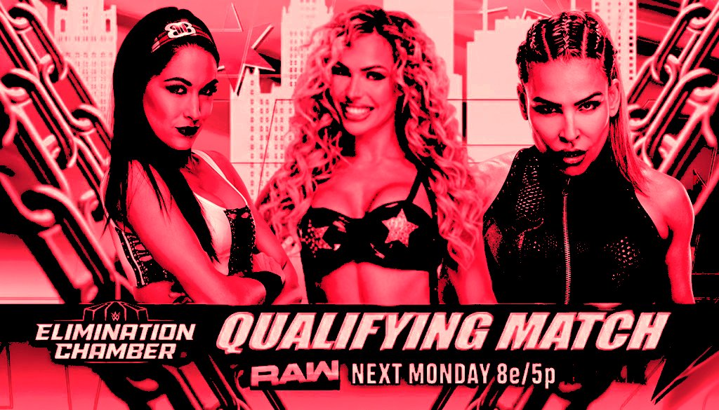 AcademyEIite's tweet photo. Tonight, I am the underdog. Tonight I go into a qualifying match with one of my favorites of all time in Brie, and my former trainer in Nattie. I will advance go on to win the chamber and go on to win the women's world championship at WrestleMania!!

@ModeToBeEngaged https://t.co/dC7XBgZVxS