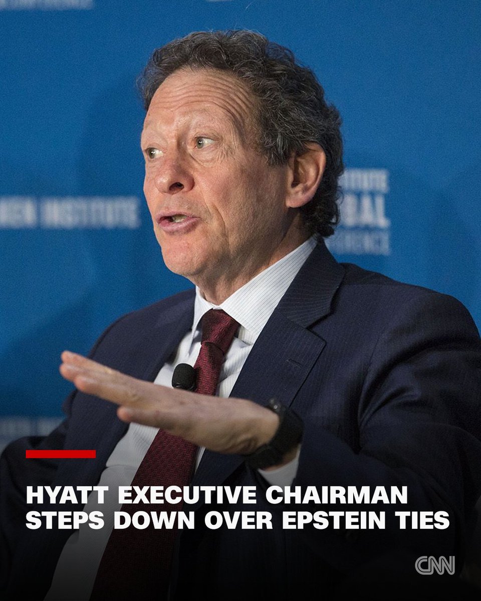 Billionaire Tom Pritzker announced he was retiring as executive chairman of Hyatt Hotels after his association with convicted sex offender Jeffrey Epstein was revealed in the latest release of files by the US Justice Department. cnn.it/4rUSWVR