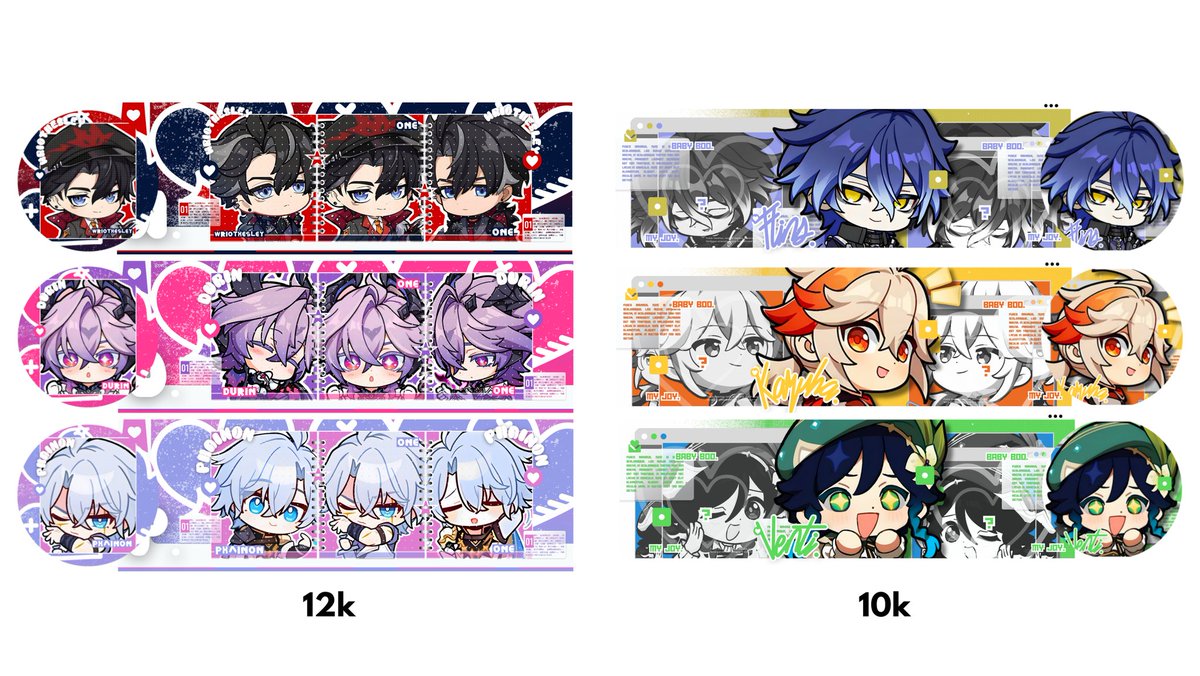 salno's tweet image. Help repost. 

Layout ready stock 2D anime diskon harganya jadi 5k/ea, minat bisa WA atau tele ya. Check ALT untuk lihat available character. 

#zonauang