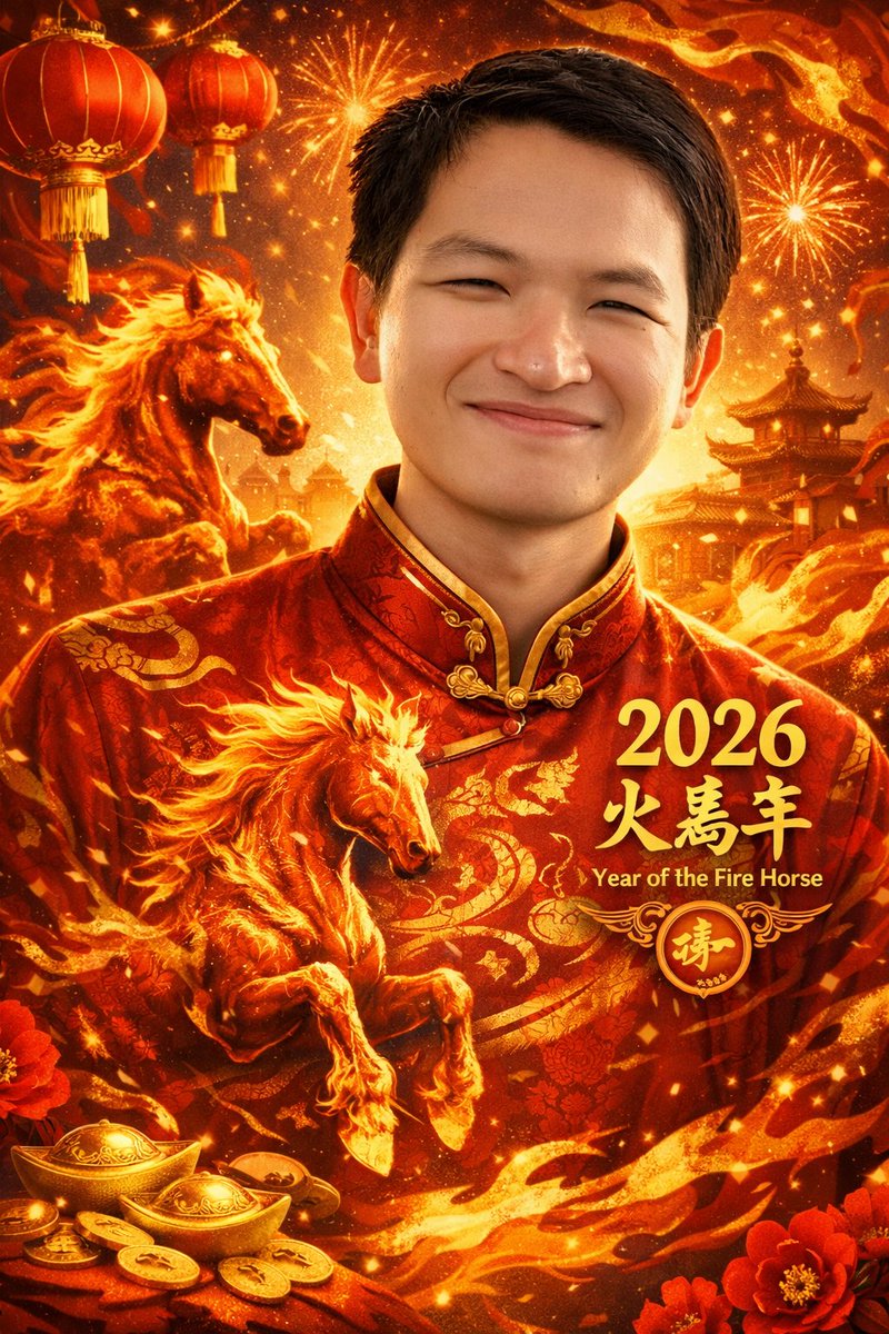 rahadenlb's tweet photo. Xin Nian Kuai Le (新年快乐)
Selamat Tahun Baru

Gong Xi Fa Cai (恭喜发财)
Semoga berlimpah rezeki

Shen Ti Jian Kang (身体健康)
Semoga selalu sehat

Xin Xiang Shi Cheng (心想事成)
Semoga semua keinginan tercapai

Xi Qi Yang Yang (喜气洋洋)
Semoga penuh kebahagiaan dan kegembiraan https://t.co/MfVbOQQiy4