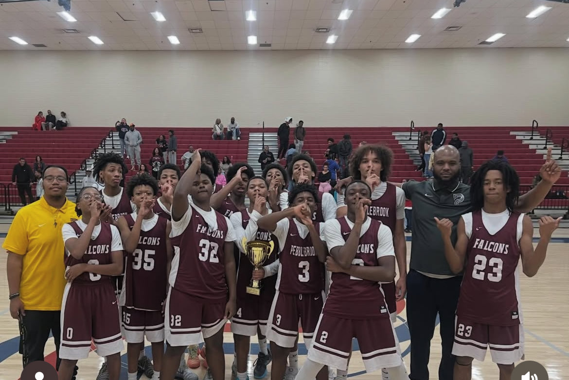 Rjgraham_1's tweet photo. Georgia 9TH Grade 6A REGION CHAMPS PebbleBrook Falcons 🦅🦅🏆  #Classof2029 #Rjjizzle #PointGod #BrookSquaf #Champs #Basketball #HoopSquad #HighSchoolBasketball #OnlyTheBeginning #GHSAA @RecruitGeorgia @GAFollowers @GeorgiaSports @PBrookhoops @phsfalconsports @MaxPreps https://t.co/lcQdsTtug7
