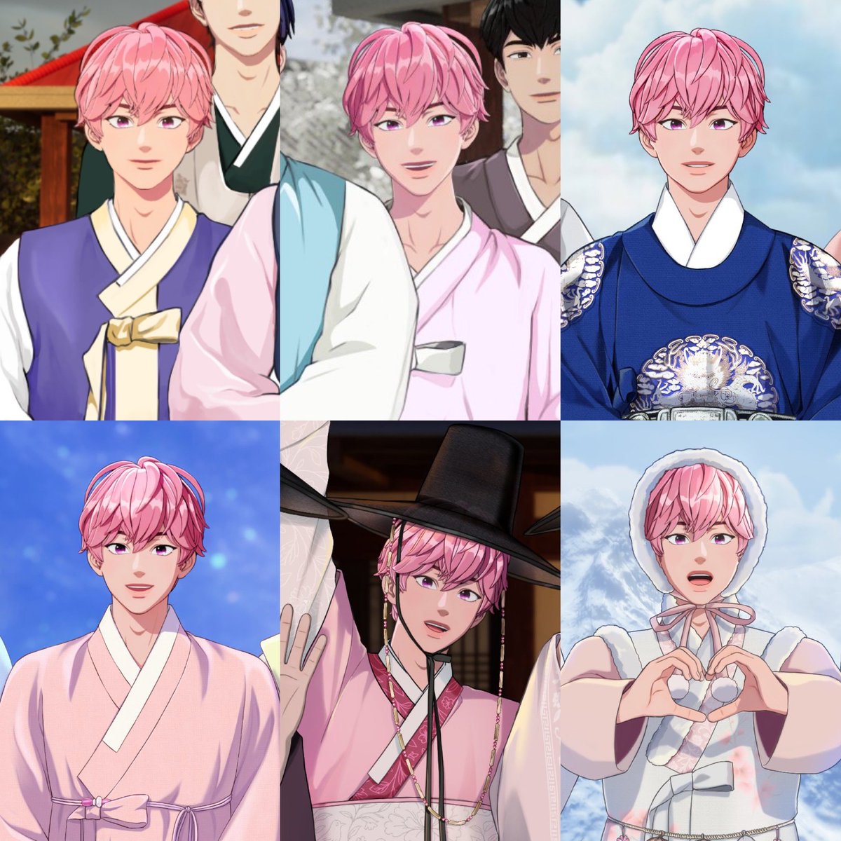 분홍 아기 도련님 한복모음💗