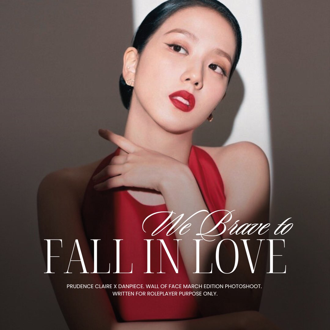 ㅤ
ㅤ 
𝐖𝐞 𝐁𝐑𝐀𝐕𝐄 𝐭𝐨 𝐅𝐚𝐥𝐥 𝐢𝐧 𝐋𝐨𝐯𝐞
Prudence Claire x Danpiece
#WALLOFACE #THELOVEPHASE01
ㅤ 
ㅤ