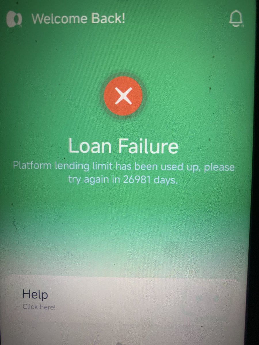 __tanimola's tweet photo. What’s the worst reply you got from a loan app???
Let’s have it…. https://t.co/FdHadoAIhZ