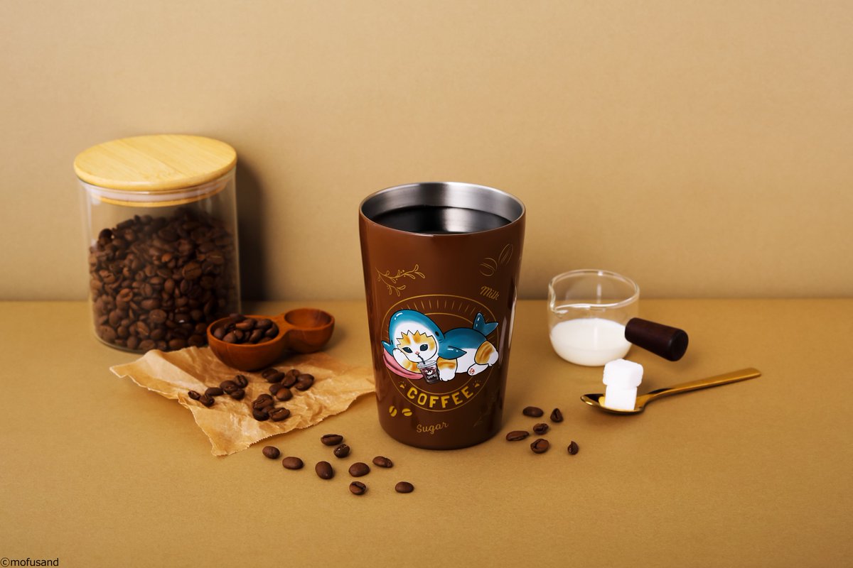 新グッズ お知らせ】 「#mofusand 真空断熱カフェタンブラーBOOK」が