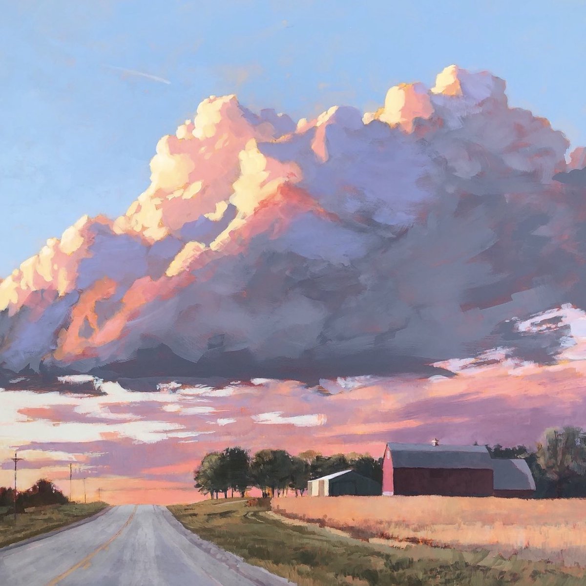 JimMusilPainter's tweet image. My painting STANTON BARN