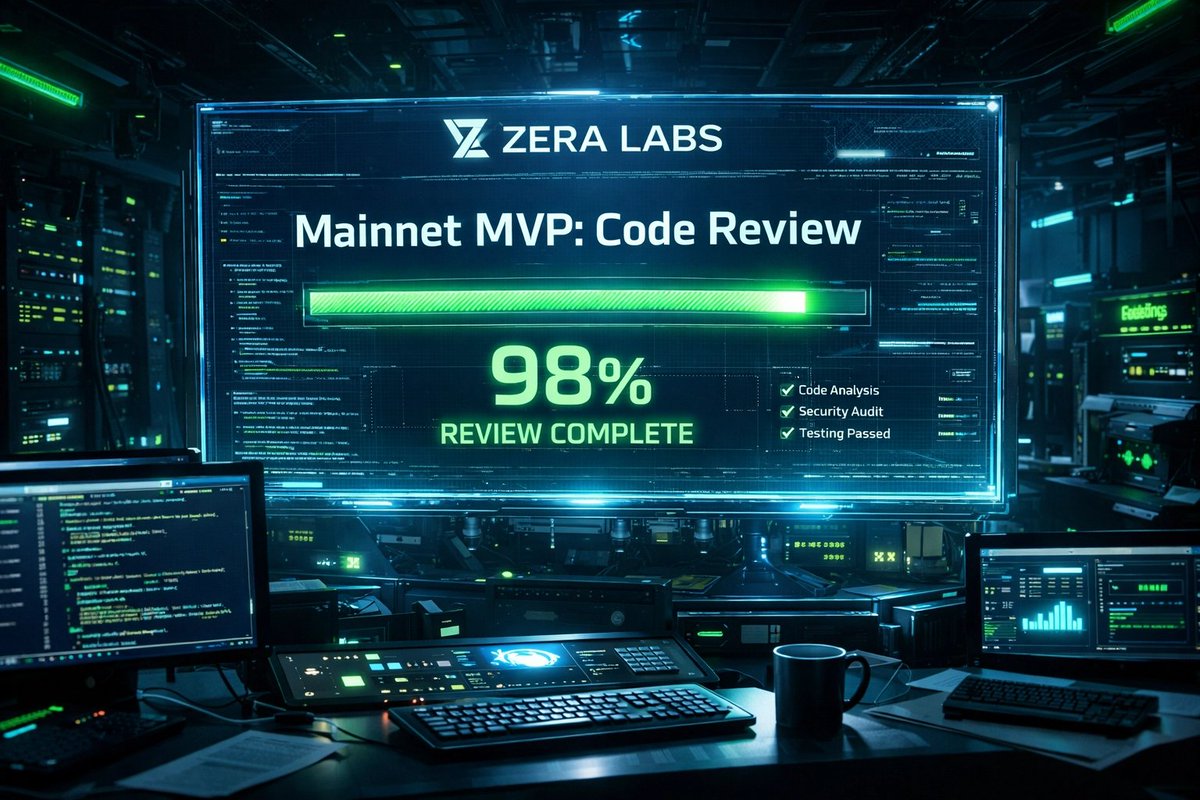 Mainnet MVP in Code Review – The Future of Private Transactions is Near!

Momentum is building at Zera Labs! We're thrilled to announce that our mainnet Minimum Viable Product (MVP), featuring shielded balances and private transfers, is currently undergoing rigorous code review.