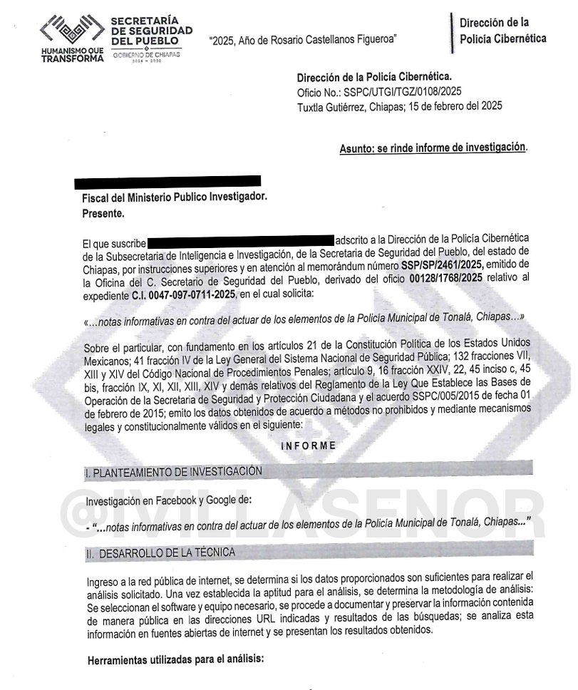 🚫 | Usan Policía Cibernética para buscar en Google las noticias que 'pegan' al gobierno

La reciente filtración de la Fiscalía General del Estado de Chiapas confirma lo que siempre he dicho: las policías cibernéticas solo se usan con fines políticos.

Este es un ejemplo real. La