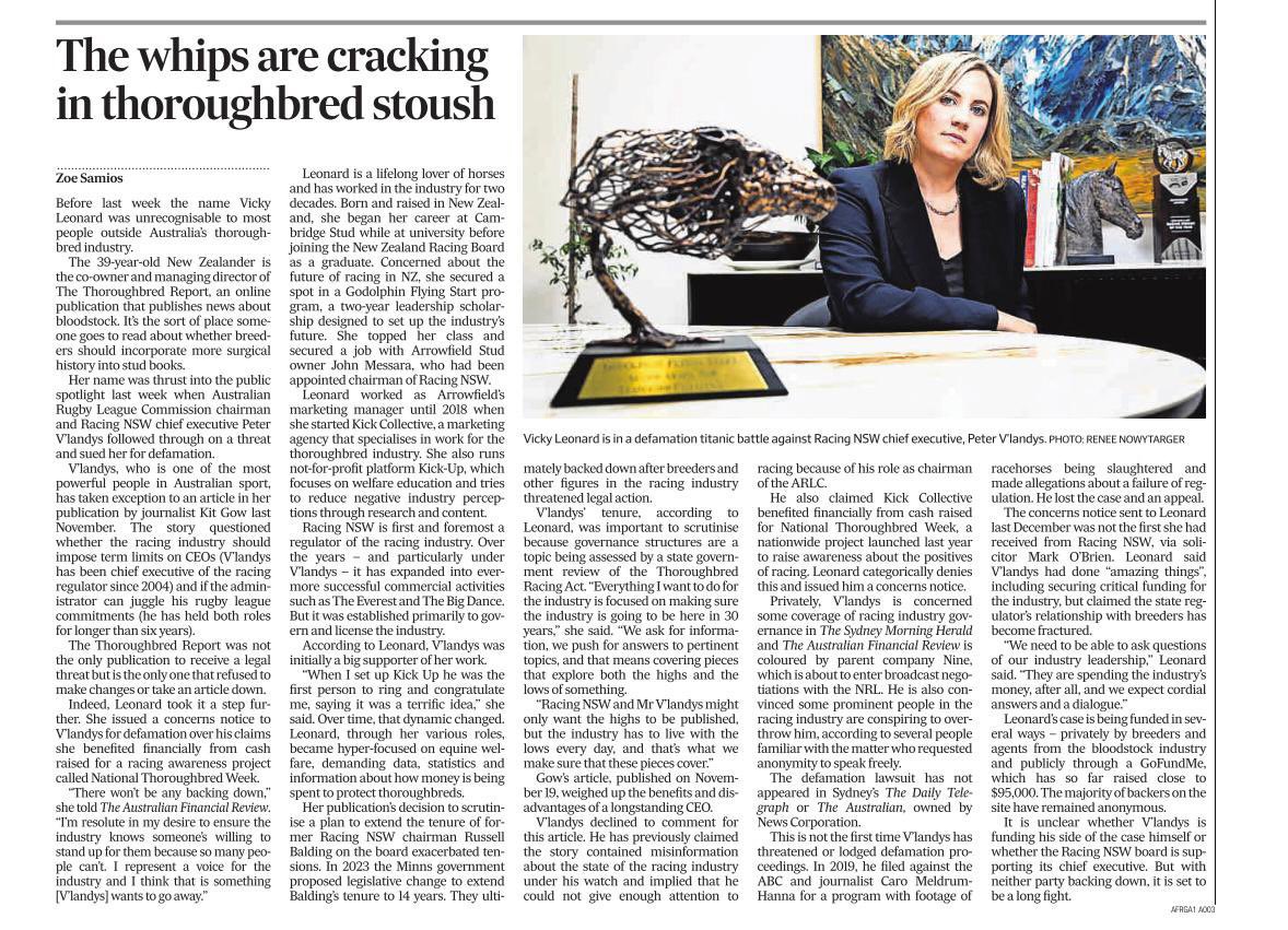 Thompson Thoroughbreds Australia tweet media