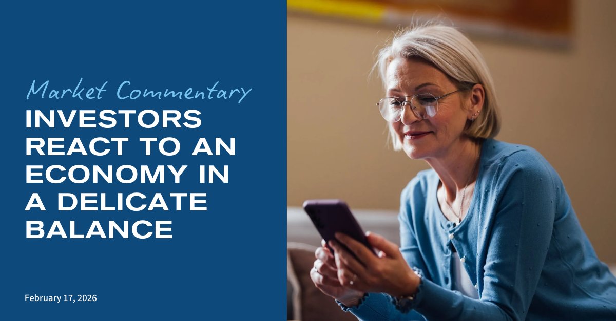 Markets pulled back as investors digested mixed signals from jobs and inflation data alongside continued AI-driven uncertainty. Falling interest rates offered some relief, but the outlook remains a delicate balance. spr.ly/6015hwH3l