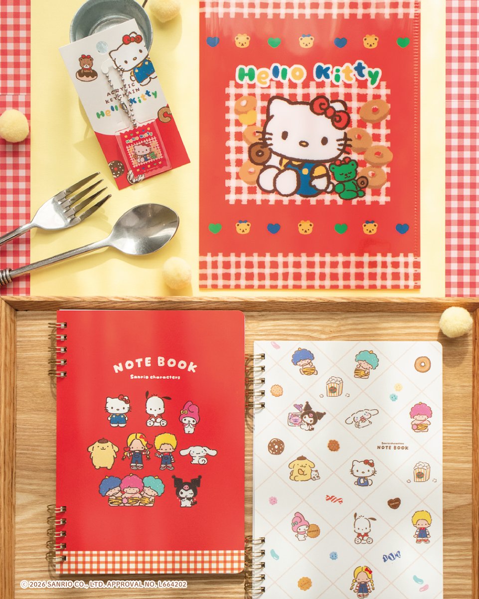 🎀ハローキティ ハローキティといっしょに、わくわくおやつタイム