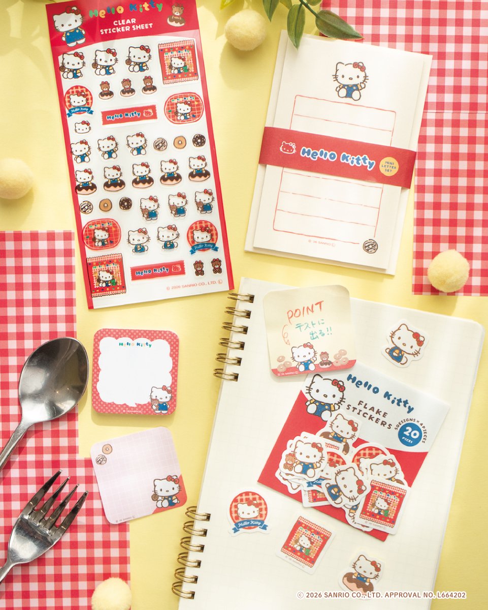 🎀ハローキティ ハローキティといっしょに、わくわくおやつタイム