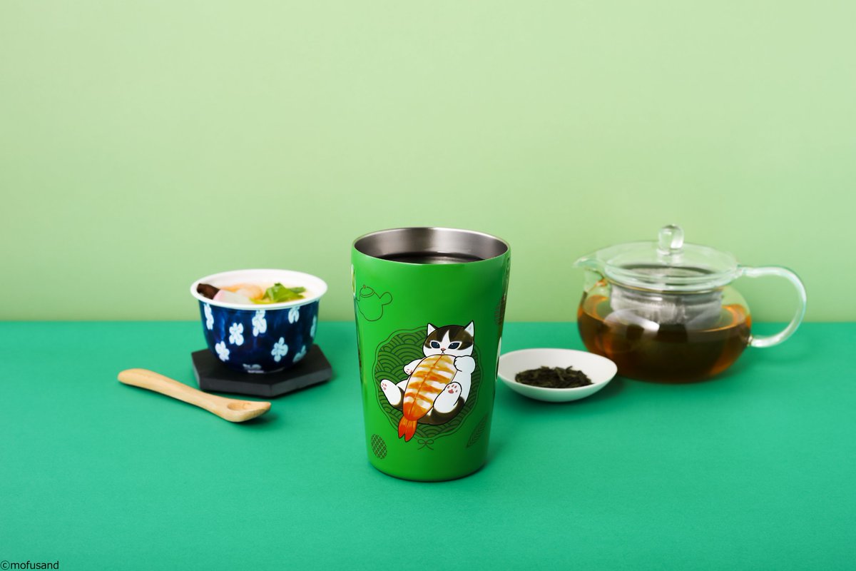 新グッズ お知らせ】 「#mofusand 真空断熱カフェタンブラーBOOK」が