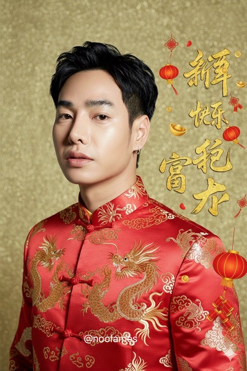 noofames's tweet photo. Happy Chinese New Year 2026 🧧@peckpalit #เป๊กผลิตโชค  #PeckPaLitChoke https://t.co/eNaTwFJHLE