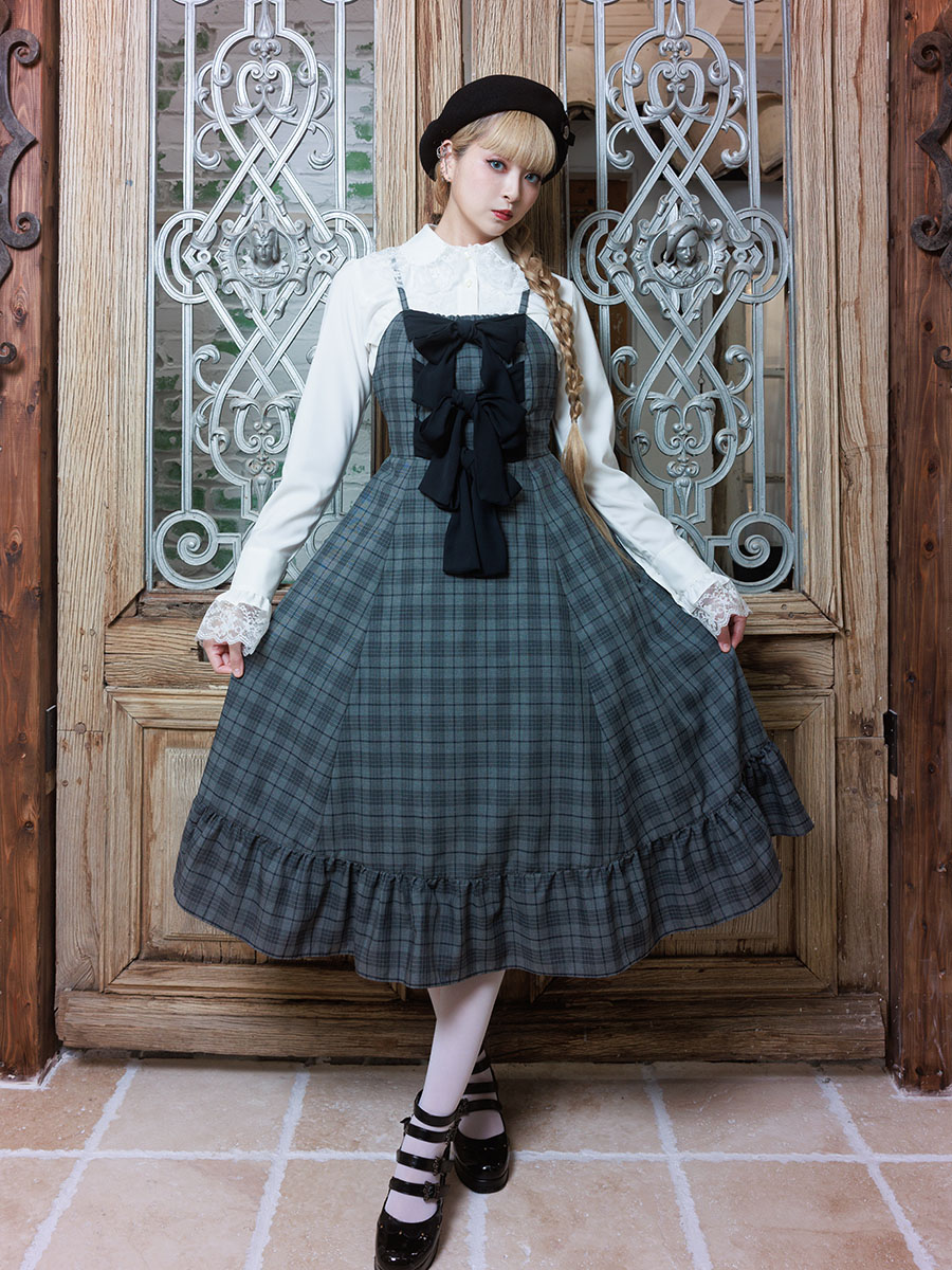 JSK・イリアス｜発売中】 グレンチェック柄が上品なジャンパースカート