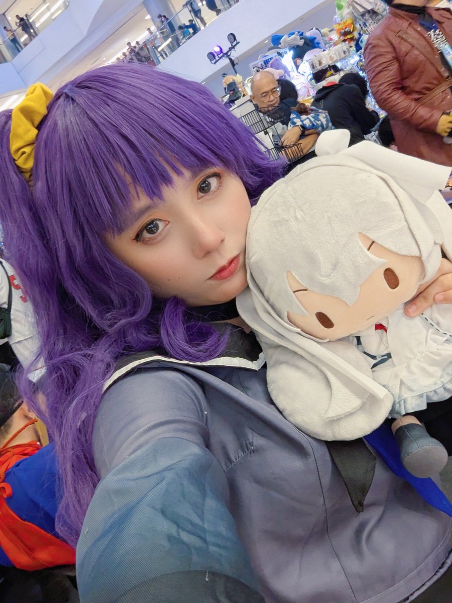 MayuShiraimu's tweet photo. Hobby Con Level Up Day 2 DONE! 

I went as default Mafuyu Asahina on her default version from Project Sekai! 💜 

#cavitecosplayersofficial #cco #cavitecosplays #hobbycon #hobbyconph #hobbyconphilippines #hobbyconplevelup #hobbyconlevelup #cosplay #cosplayers #cosplayevent https://t.co/oQBPVqJtT1