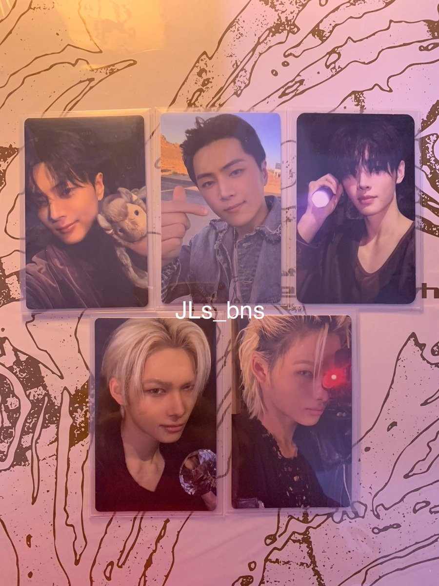 JLs_won's tweet photo. WTT LFT PH 

Enhypen The Sin: Vanish Photocards PC

Have:
Jay Heart (Afterlight)
Jay Bat (Forbidden)
Ni-ki Diamond (Forbidden)
Ni-ki laser (Storm)
Sunghoon Flashlight (Weverse Ver)

Want: Jungwon Counterparts

🚚: SDD/J&amp;T/meetup
📍: Santa Rosa, Laguna

#JLS_bns #JLS_available https://t.co/CHqxTnXJQl