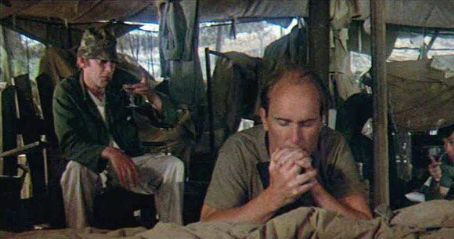 I think the first time I remember Robert Duvall in a m0ovie was as Frank Burns in M*A*S*H.   Until they hauled him off to the looney bin...