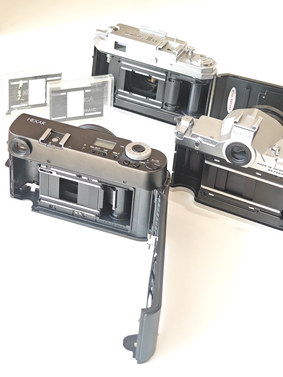 My new gear…
Hexar AF prohalf
あとRFのプロハーフも集まれば完結だ