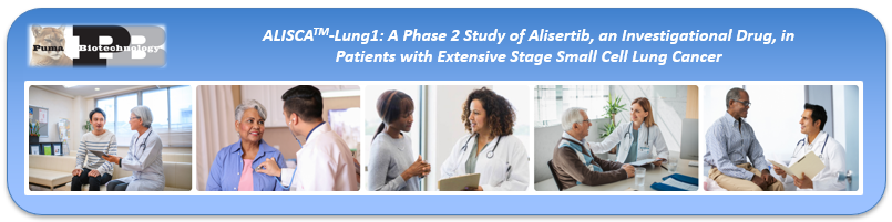 pumabiotech's tweet photo. Asking about clinical trials may be tough. If you're living with small cell lung cancer and want to know what else might be out there, it’s okay to start the conversation. Learn more about our clinical trial currently enrolling: https://t.co/CEx9WB9woc #LCSM   #alisertib https://t.co/OeZdKsAsEK