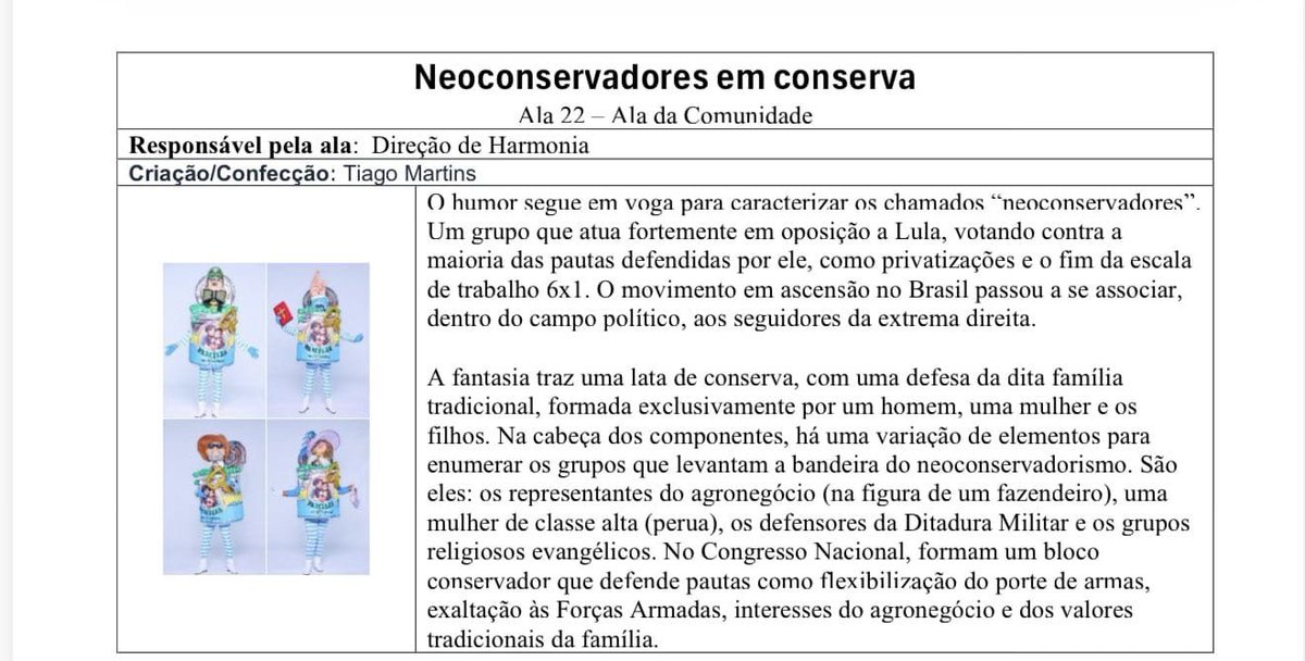 Lula sabia sim que os ataques à família e aos evangélicos aconteceriam na Sapucaí.

LULA INELEGÍVEL