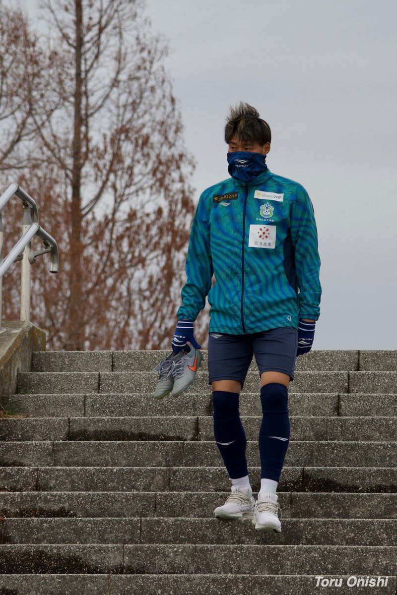 ✓今日の馬入。一番乗りは大弥。 #松本大弥 #bellmare 湘南ベルマーレ