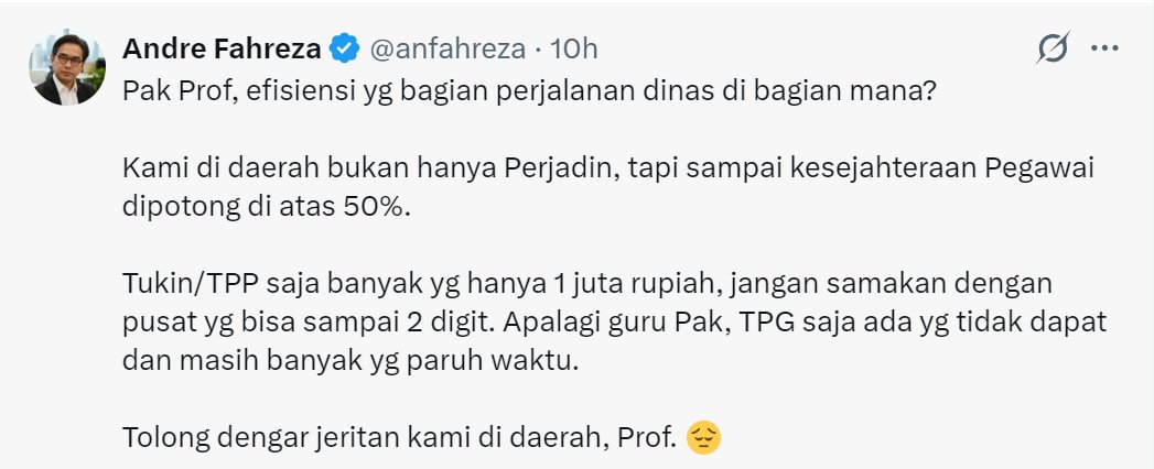 Isu?
Fakta kali ah...