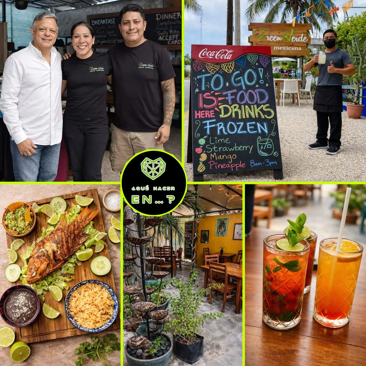 😋👌 #ConsumeLocal en #IslaMujeres

Pepe Aguilar, sindico municipal, impulsa a emprendedores isleños y visito Green Verde, donde cuentan un trato que te hace sentir en casa 🏠✨ en Av. Rueda Medina 86, Electricistas - Supmza 003, 77407

📰 #EsNoticia #LoMásLeido
