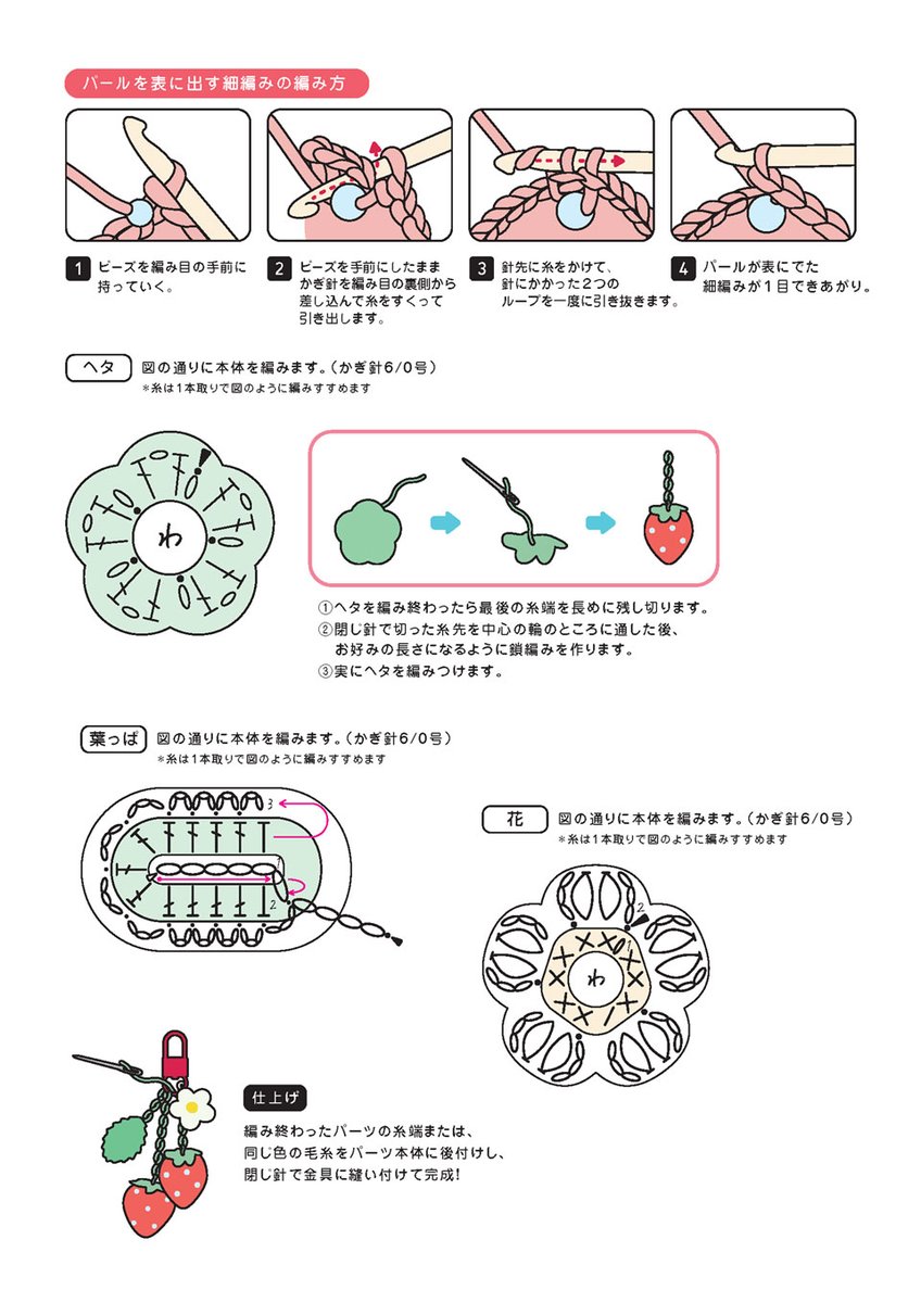 Post by クラフトハートトーカイ on X: 編み図はこちら