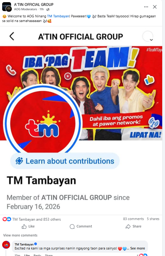 VincinityPh's tweet photo. @Xiaomi_PH @benchtm @tmtambayan @pepsiphl @Puregold_PH @mangjuan_ph @AcerPhils @McDo_PH @SB19Official Naki join na si ninang @tmtambayan https://t.co/wKF0VlTBSW