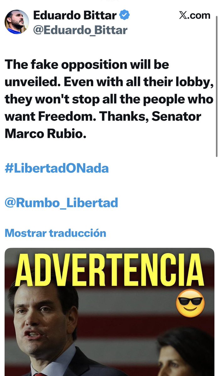 Sacan de contextos videos míos viejos pero apoyaron a Clinton, Biden y Kamala. 

Jamás apoyaron a <a href="/realDonaldTrump/">Donald J. Trump</a> 

x.com/eduardo_bittar…