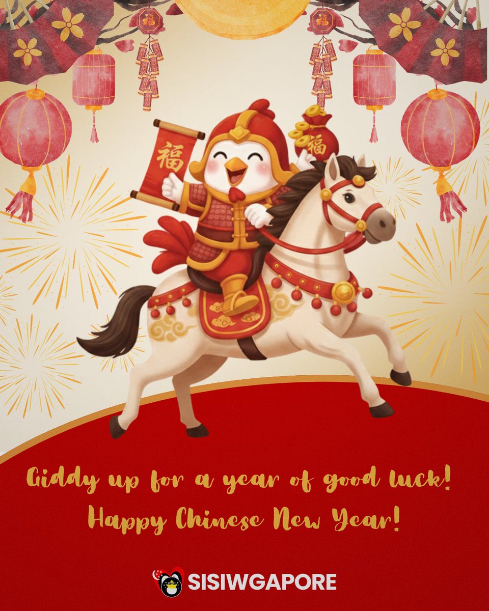 𝑯𝒂𝒑𝒑𝒚 𝑪𝒉𝒊𝒏𝒆𝒔𝒆 𝑵𝒆𝒘 𝒀𝒆𝒂𝒓! Giddy up for a year of big wins and even better vibes. ​Wishing you a legendary Year of the Horse, filled with non-stop luck and happiness! 🐥🐎✨