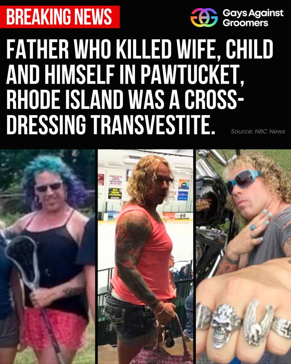 🚨 BREAKING: It’s been zero days since yet another mass shooting involving a TRA.

NBC reports that the shooter of Rhode Island’s high school hockey game was an alleged cross-dressing, transvestite father that targeted his own family!

These people need help, not affirmations!