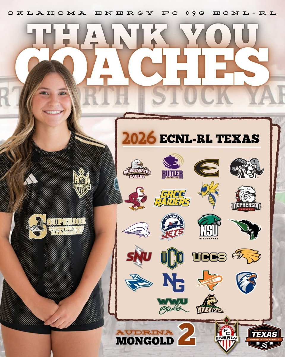 audrinakay20's tweet photo. Great weekend at the ECNL-RL Showcase in Ft. Worth!
Thank you to all the coaches who came out to watch us play.  I truly appreciate your time and support.
#2027uncommitted https://t.co/pMv5ikVC7T