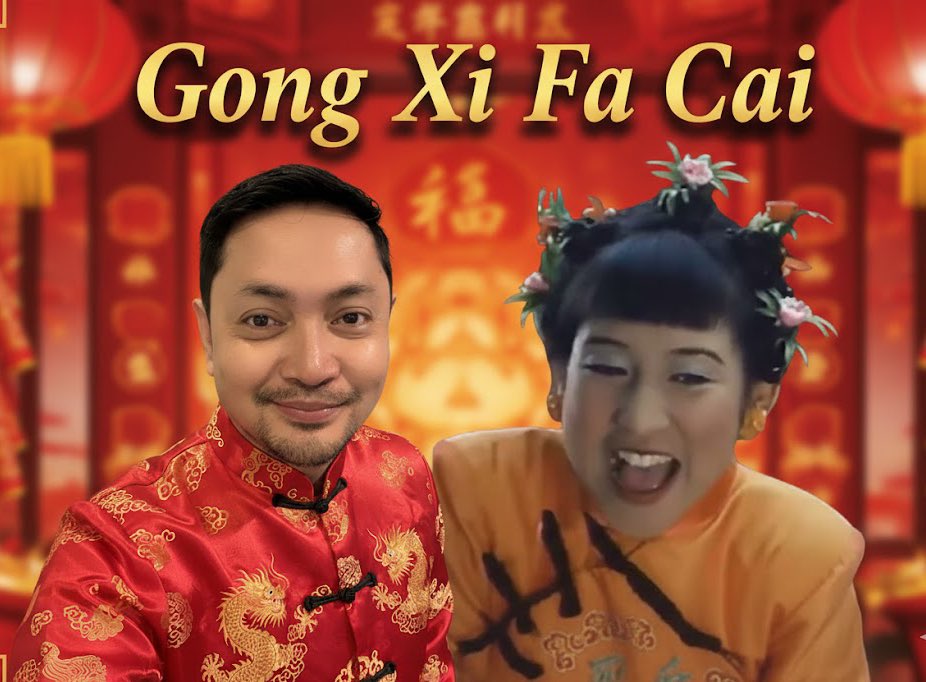 Gong Xi Fa Cai
Kung Hei Fat Choi 
Happy Chinese New Year 2026 from the one and only Jolegend Slaydangal, Ms. Jolina Magdangal and I