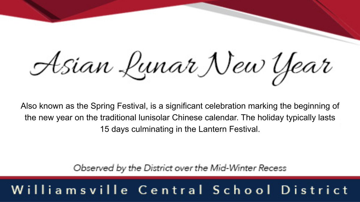 Williamsville CSD tweet media